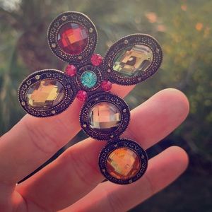 Colorful statement ring